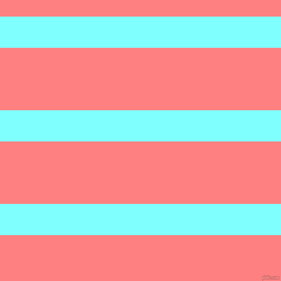 horizontal lines stripes, 64 pixel line width, 128 pixel line spacing, Electric Blue and Salmon horizontal lines and stripes seamless tileable