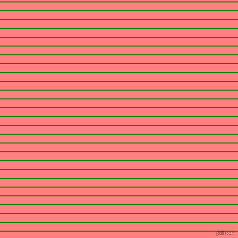 horizontal lines stripes, 2 pixel line width, 16 pixel line spacing, Green and Salmon horizontal lines and stripes seamless tileable