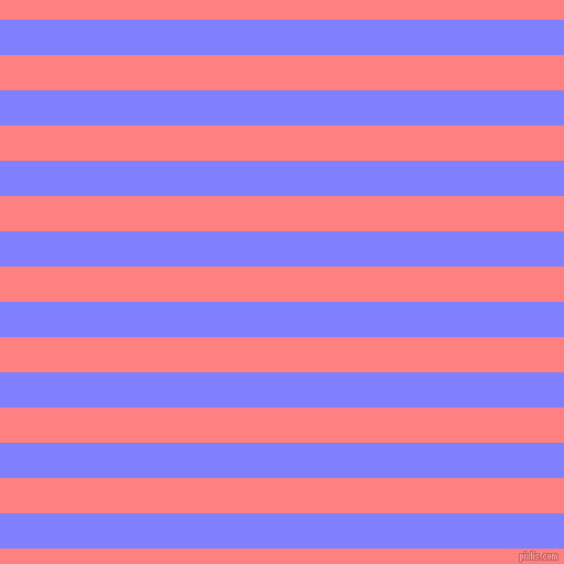 horizontal lines stripes, 32 pixel line width, 32 pixel line spacing, Light Slate Blue and Salmon horizontal lines and stripes seamless tileable