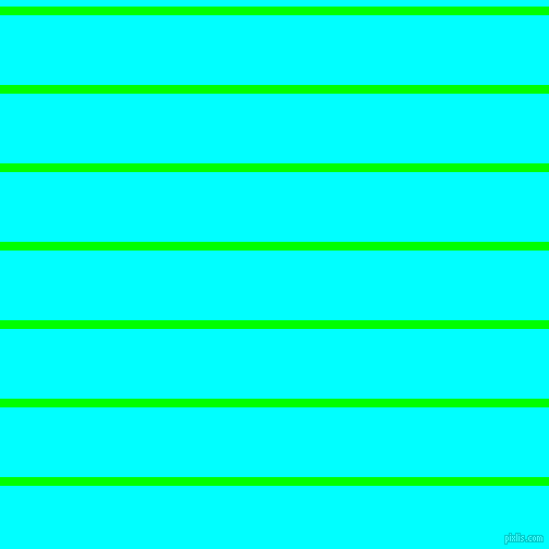 horizontal lines stripes, 8 pixel line width, 64 pixel line spacing, Lime and Aqua horizontal lines and stripes seamless tileable