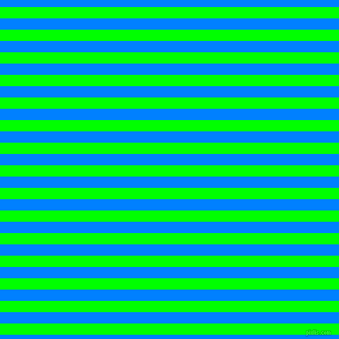 horizontal lines stripes, 16 pixel line width, 16 pixel line spacing, Lime and Dodger Blue horizontal lines and stripes seamless tileable