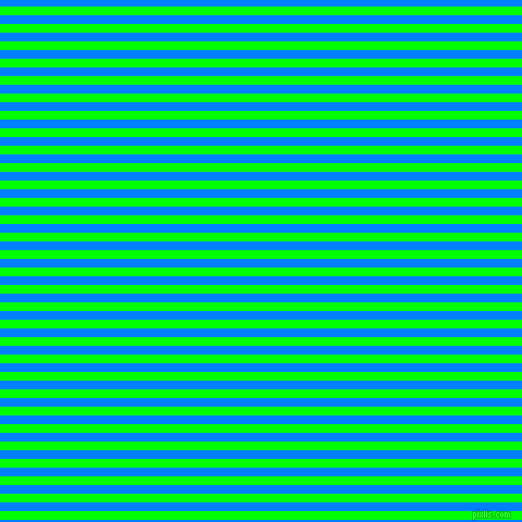 horizontal lines stripes, 8 pixel line width, 8 pixel line spacing, Lime and Dodger Blue horizontal lines and stripes seamless tileable