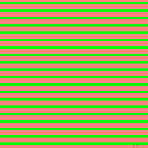 horizontal lines stripes, 8 pixel line width, 16 pixel line spacing, Lime and Salmon horizontal lines and stripes seamless tileable