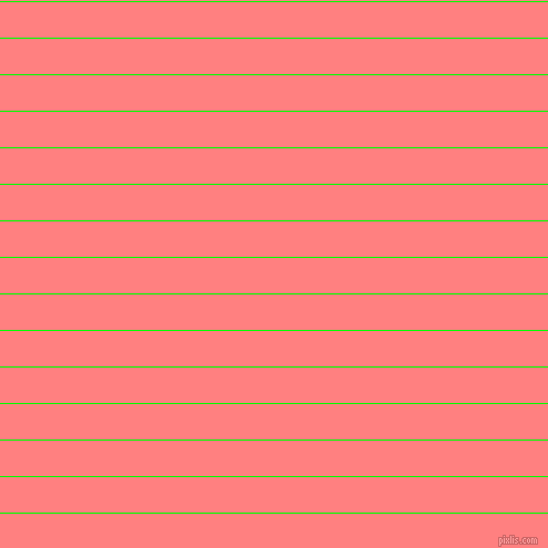 horizontal lines stripes, 1 pixel line width, 32 pixel line spacing, Lime and Salmon horizontal lines and stripes seamless tileable