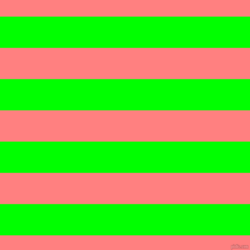 horizontal lines stripes, 64 pixel line width, 64 pixel line spacing, Lime and Salmon horizontal lines and stripes seamless tileable