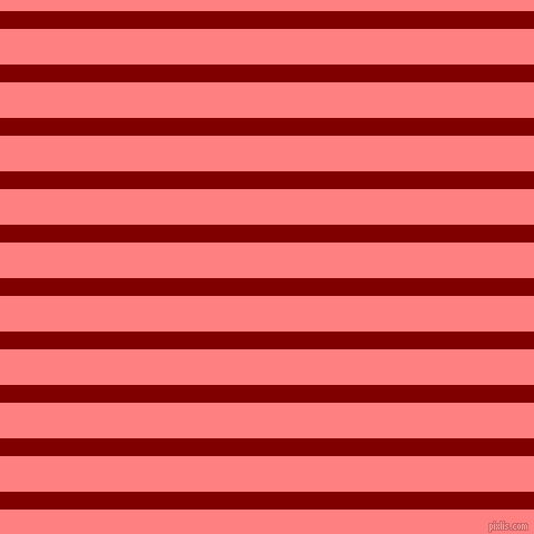 horizontal lines stripes, 16 pixel line width, 32 pixel line spacing, Maroon and Salmon horizontal lines and stripes seamless tileable