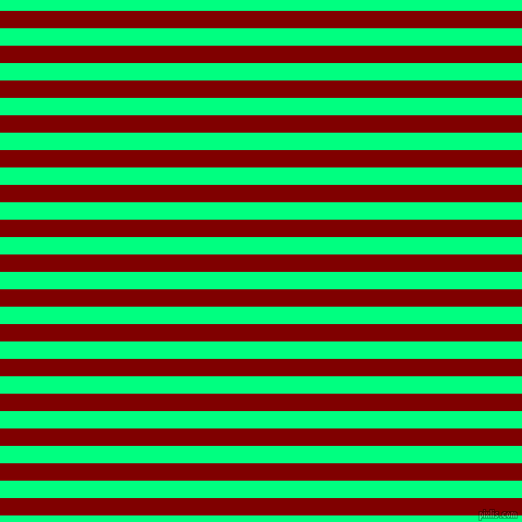 horizontal lines stripes, 16 pixel line width, 16 pixel line spacing, Maroon and Spring Green horizontal lines and stripes seamless tileable