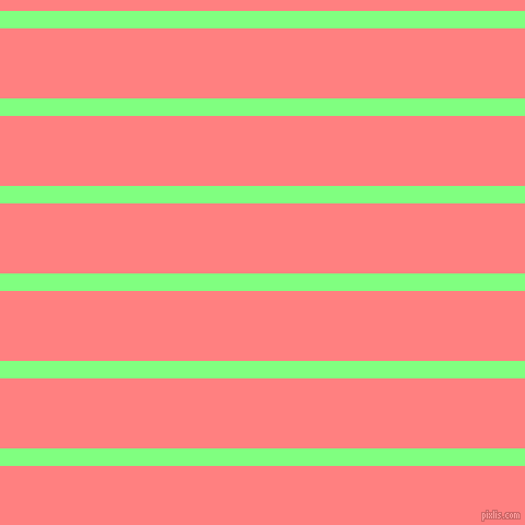 horizontal lines stripes, 16 pixel line width, 64 pixel line spacing, Mint Green and Salmon horizontal lines and stripes seamless tileable