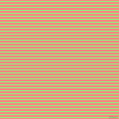 horizontal lines stripes, 4 pixel line width, 8 pixel line spacing, Mint Green and Salmon horizontal lines and stripes seamless tileable