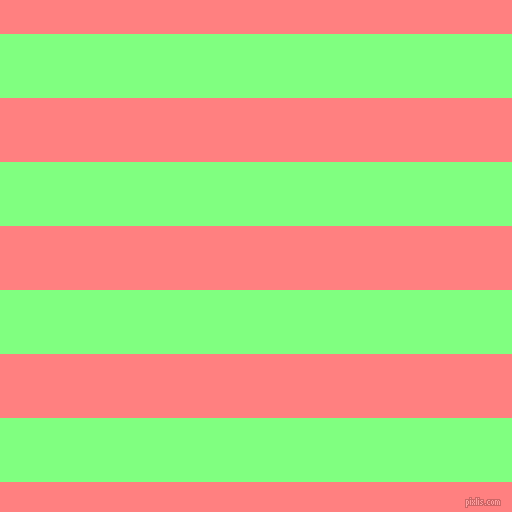 horizontal lines stripes, 64 pixel line width, 64 pixel line spacing, Mint Green and Salmon horizontal lines and stripes seamless tileable