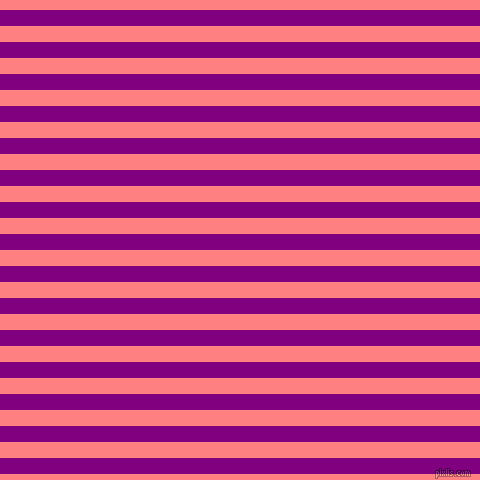 horizontal lines stripes, 16 pixel line width, 16 pixel line spacing, Purple and Salmon horizontal lines and stripes seamless tileable
