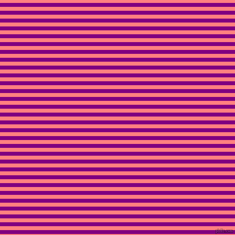 horizontal lines stripes, 8 pixel line width, 8 pixel line spacing, Purple and Salmon horizontal lines and stripes seamless tileable