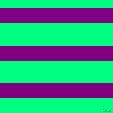 horizontal lines stripes, 64 pixel line width, 96 pixel line spacing, Purple and Spring Green horizontal lines and stripes seamless tileable