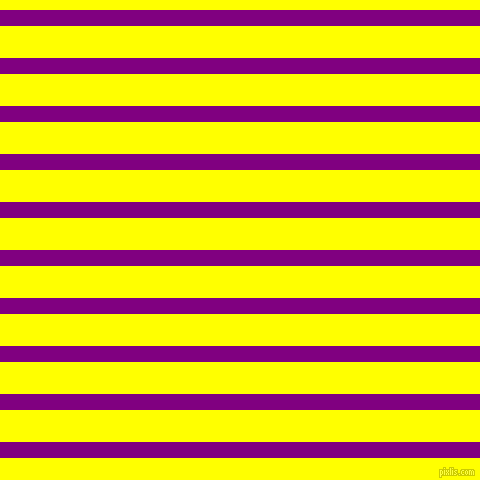 horizontal lines stripes, 16 pixel line width, 32 pixel line spacing, Purple and Yellow horizontal lines and stripes seamless tileable