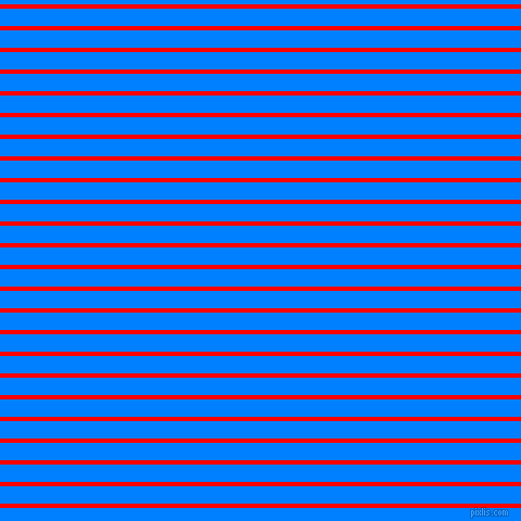 horizontal lines stripes, 4 pixel line width, 16 pixel line spacing, Red and Dodger Blue horizontal lines and stripes seamless tileable