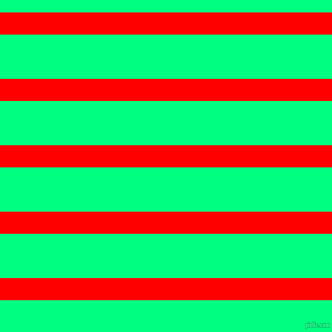 horizontal lines stripes, 32 pixel line width, 64 pixel line spacing, Red and Spring Green horizontal lines and stripes seamless tileable