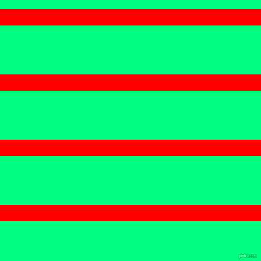 horizontal lines stripes, 32 pixel line width, 96 pixel line spacing, Red and Spring Green horizontal lines and stripes seamless tileable