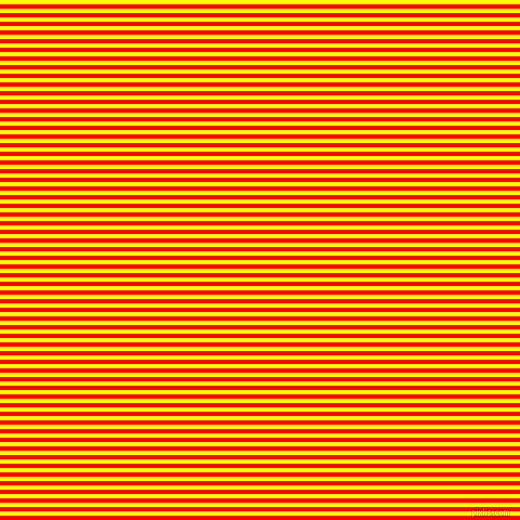 horizontal lines stripes, 4 pixel line width, 4 pixel line spacing, Red and Yellow horizontal lines and stripes seamless tileable
