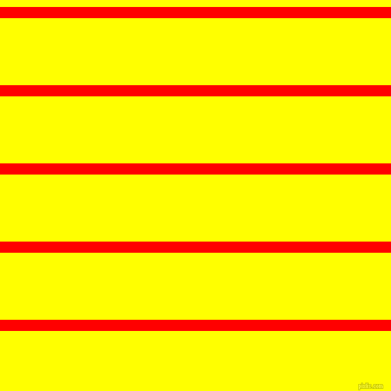 horizontal lines stripes, 16 pixel line width, 96 pixel line spacing, Red and Yellow horizontal lines and stripes seamless tileable