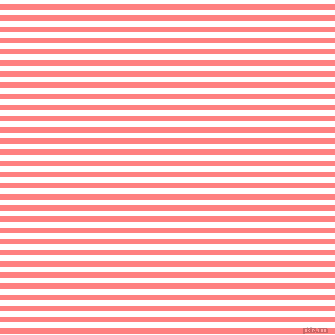 horizontal lines stripes, 8 pixel line width, 8 pixel line spacing, Salmon and White horizontal lines and stripes seamless tileable