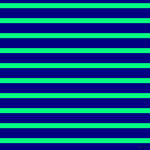 horizontal lines stripes, 16 pixel line width, 32 pixel line spacing, Spring Green and Navy horizontal lines and stripes seamless tileable