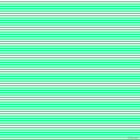 horizontal lines stripes, 4 pixel line width, 4 pixel line spacing, Spring Green and White horizontal lines and stripes seamless tileable