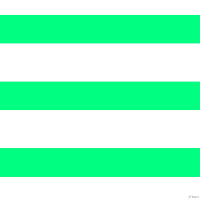 horizontal lines stripes, 96 pixel line width, 128 pixel line spacing, Spring Green and White horizontal lines and stripes seamless tileable
