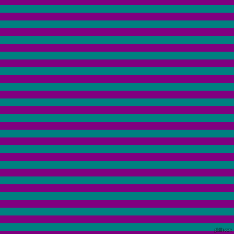 horizontal lines stripes, 16 pixel line width, 16 pixel line spacing, Teal and Purple horizontal lines and stripes seamless tileable