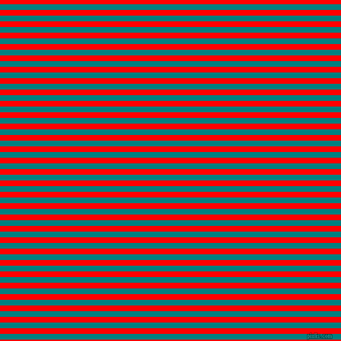 horizontal lines stripes, 8 pixel line width, 8 pixel line spacing, Teal and Red horizontal lines and stripes seamless tileable