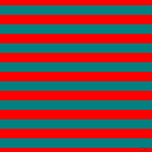 horizontal lines stripes, 32 pixel line width, 32 pixel line spacing, Teal and Red horizontal lines and stripes seamless tileable