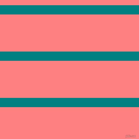 horizontal lines stripes, 32 pixel line width, 128 pixel line spacing, Teal and Salmon horizontal lines and stripes seamless tileable