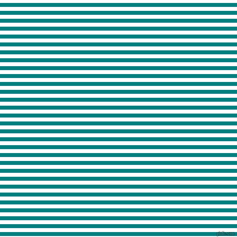 horizontal lines stripes, 8 pixel line width, 8 pixel line spacing, Teal and White horizontal lines and stripes seamless tileable