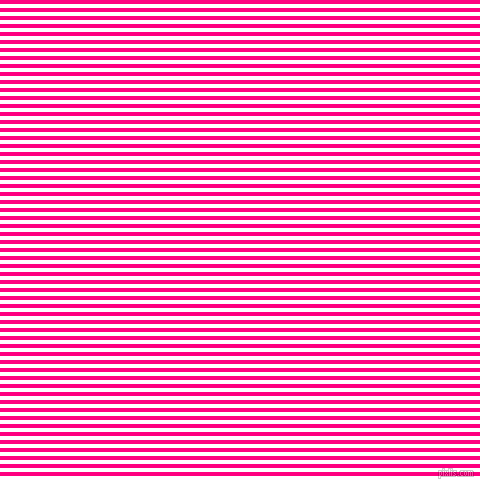 horizontal lines stripes, 4 pixel line width, 4 pixel line spacing, White and Deep Pink horizontal lines and stripes seamless tileable