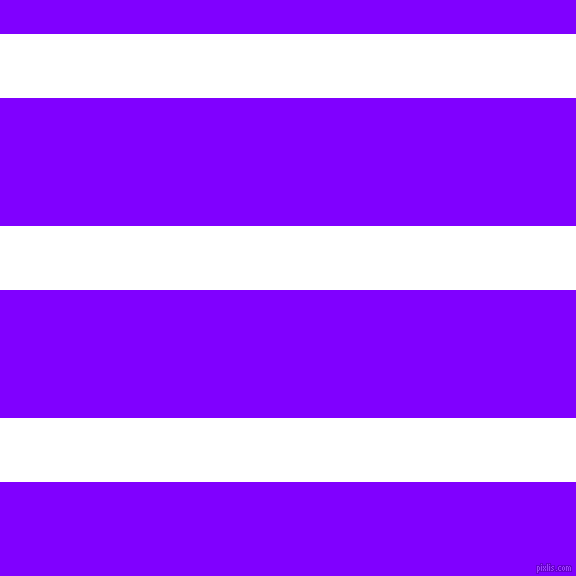 horizontal lines stripes, 64 pixel line width, 128 pixel line spacing, White and Electric Indigo horizontal lines and stripes seamless tileable
