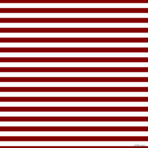 horizontal lines stripes, 16 pixel line width, 16 pixel line spacing, White and Maroon horizontal lines and stripes seamless tileable