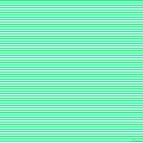 horizontal lines stripes, 4 pixel line width, 4 pixel line spacing, White and Spring Green horizontal lines and stripes seamless tileable