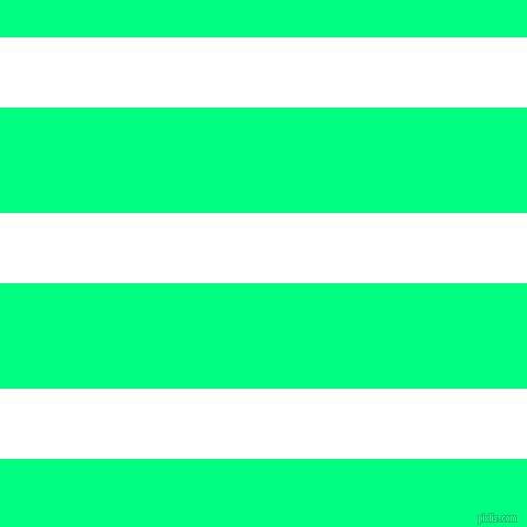 horizontal lines stripes, 64 pixel line width, 96 pixel line spacing, White and Spring Green horizontal lines and stripes seamless tileable