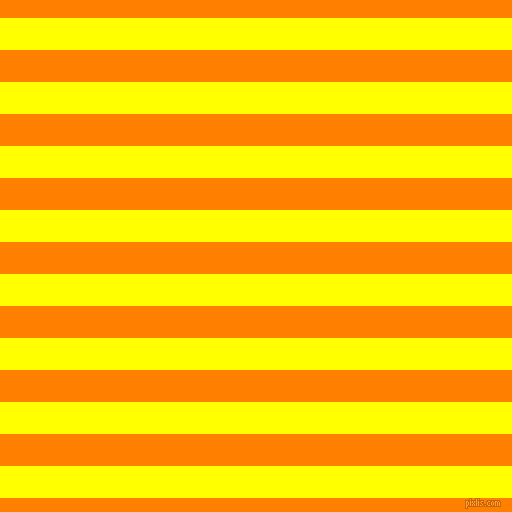 horizontal lines stripes, 32 pixel line width, 32 pixel line spacing, Yellow and Dark Orange horizontal lines and stripes seamless tileable