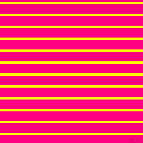 horizontal lines stripes, 8 pixel line width, 32 pixel line spacing, Yellow and Deep Pink horizontal lines and stripes seamless tileable