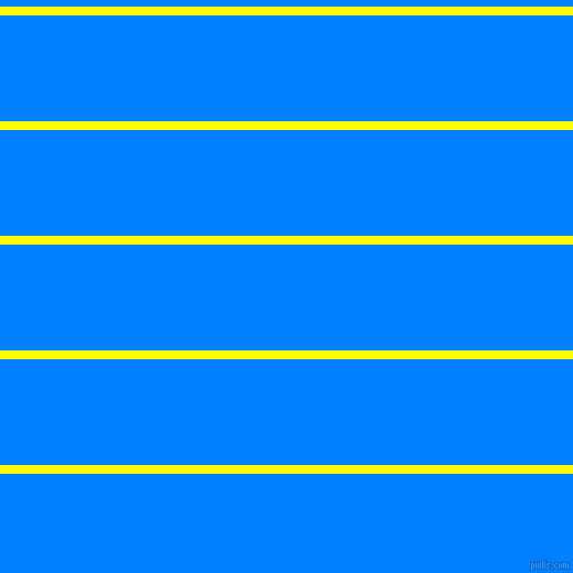 horizontal lines stripes, 8 pixel line width, 96 pixel line spacing, Yellow and Dodger Blue horizontal lines and stripes seamless tileable