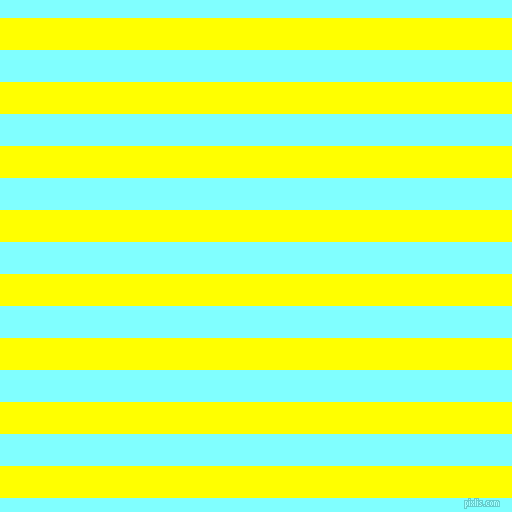 horizontal lines stripes, 32 pixel line width, 32 pixel line spacing, Yellow and Electric Blue horizontal lines and stripes seamless tileable