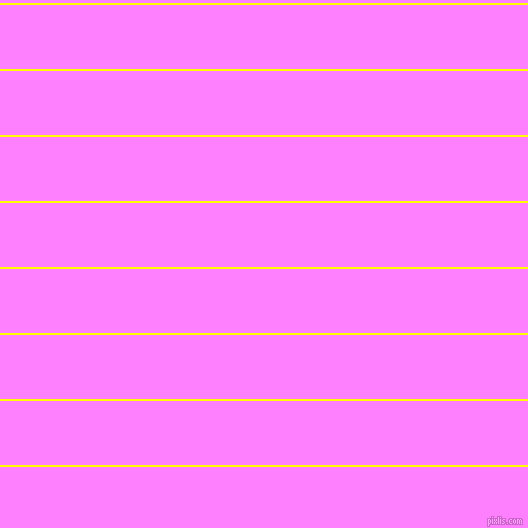 horizontal lines stripes, 2 pixel line width, 64 pixel line spacing, Yellow and Fuchsia Pink horizontal lines and stripes seamless tileable