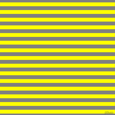 horizontal lines stripes, 16 pixel line width, 16 pixel line spacing, Yellow and Grey horizontal lines and stripes seamless tileable