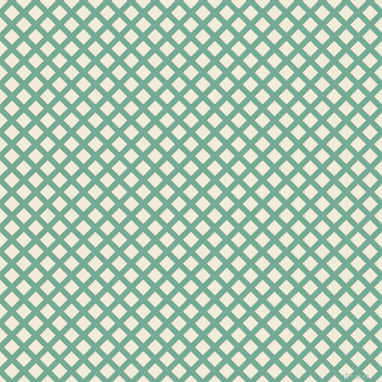 45/135 degree angle diagonal checkered chequered lines, 8 pixel lines width, 16 pixel square size, Acapulco and Orchid White plaid checkered seamless tileable