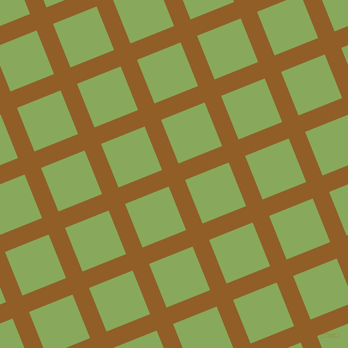22/112 degree angle diagonal checkered chequered lines, 35 pixel lines width, 93 pixel square size, Afghan Tan and Chelsea Cucumber plaid checkered seamless tileable