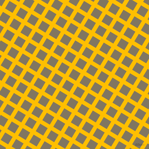 59/149 degree angle diagonal checkered chequered lines, 16 pixel lines width, 34 pixel square size, Amber and Stonewall plaid checkered seamless tileable