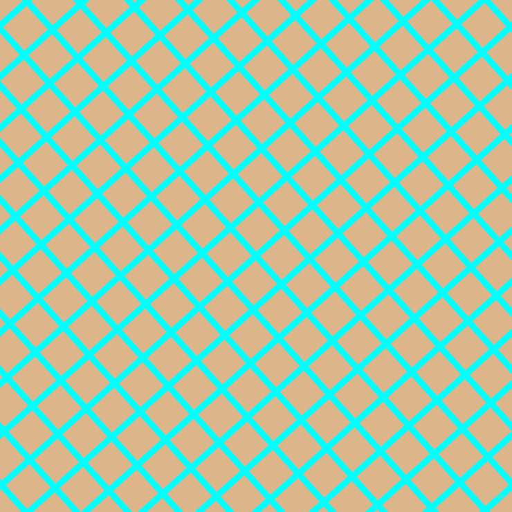 42/132 degree angle diagonal checkered chequered lines, 9 pixel lines width, 46 pixel square size, Aqua and Brandy plaid checkered seamless tileable