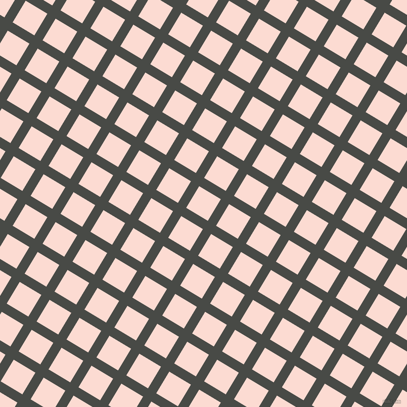 59/149 degree angle diagonal checkered chequered lines, 19 pixel line width, 50 pixel square size, Armadillo and Pippin plaid checkered seamless tileable