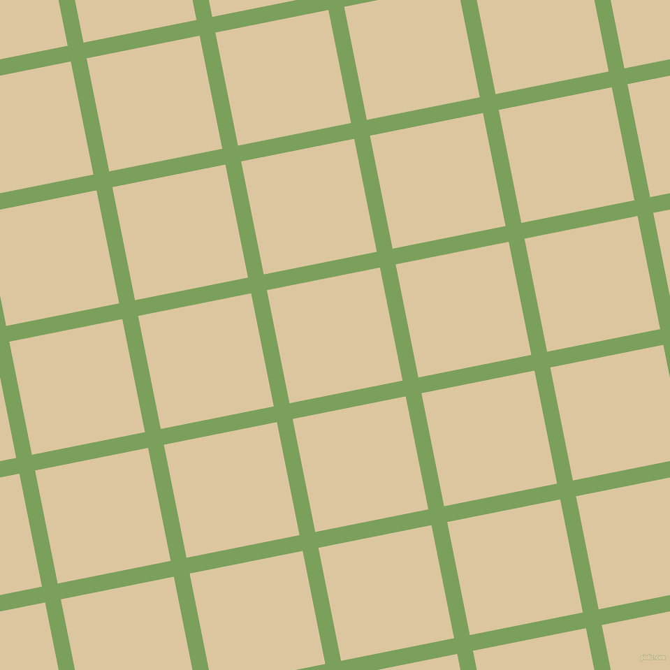 11/101 degree angle diagonal checkered chequered lines, 23 pixel line width, 165 pixel square size, Asparagus and Raffia plaid checkered seamless tileable