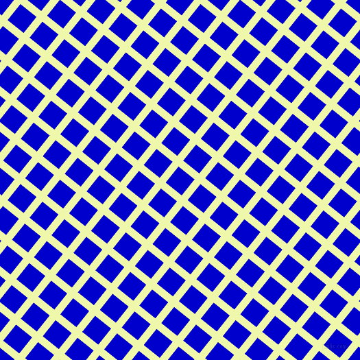 51/141 degree angle diagonal checkered chequered lines, 11 pixel line width, 30 pixel square sizeAustralian Mint and Medium Blue plaid checkered seamless tileable